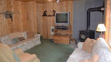 House | Living room | TV, fireplace, DVD player