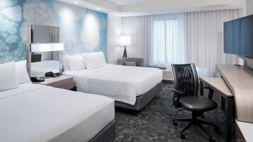 Roupas de cama premium, individualmente mobiliados, escrivaninha