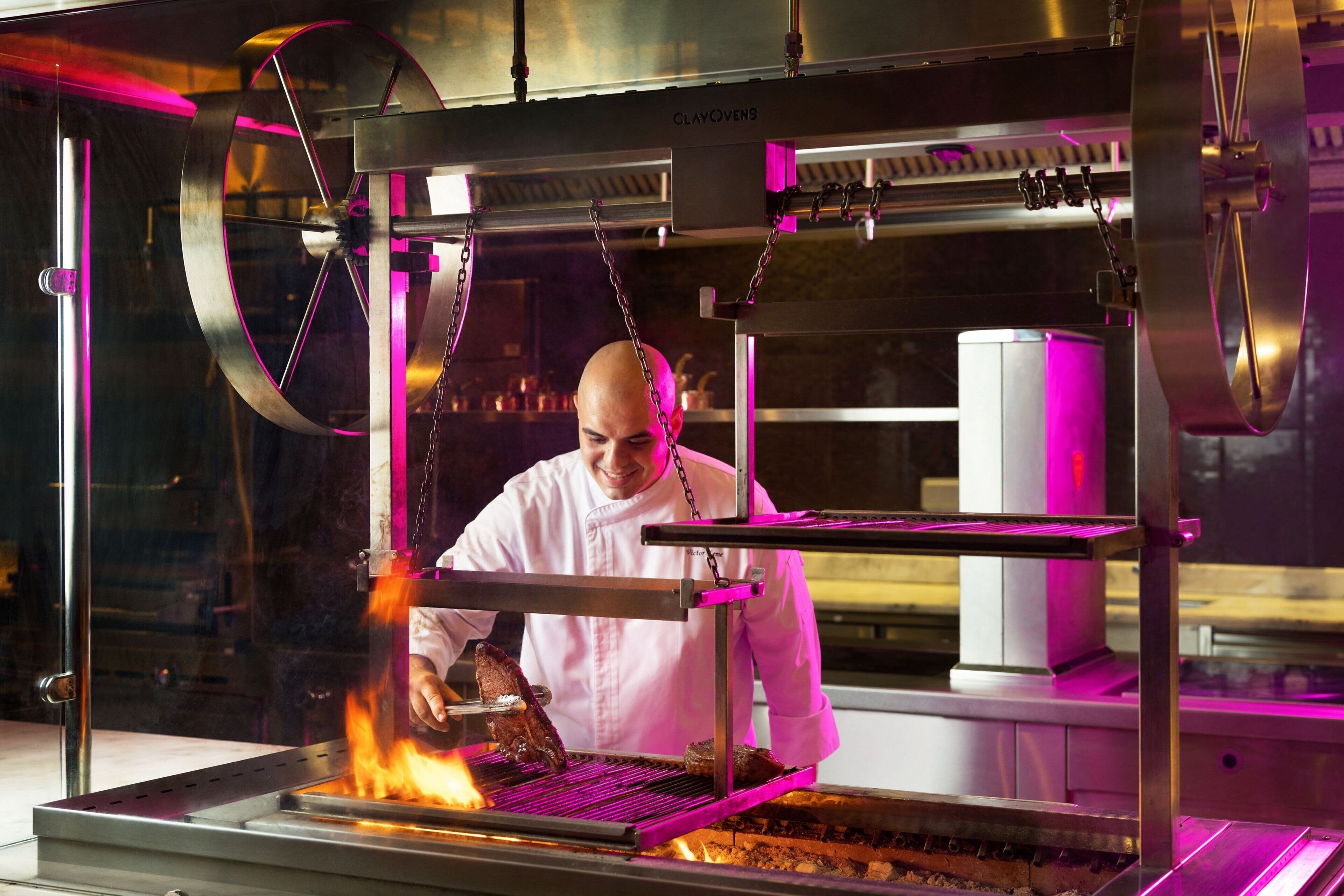 mini-fridge, espresso maker, coffee/tea maker, electric kettle