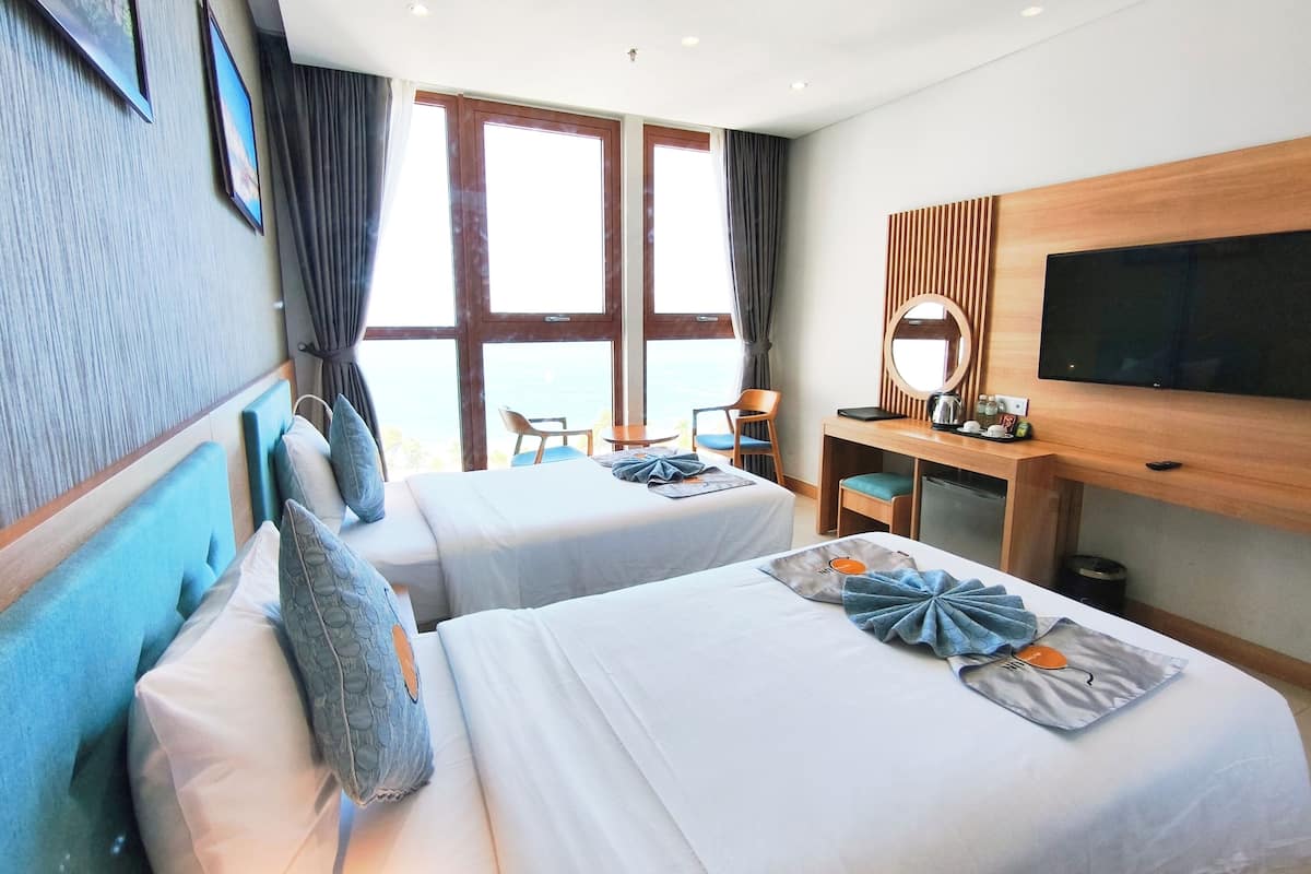 Senior-Zweibettzimmer, Meerblick