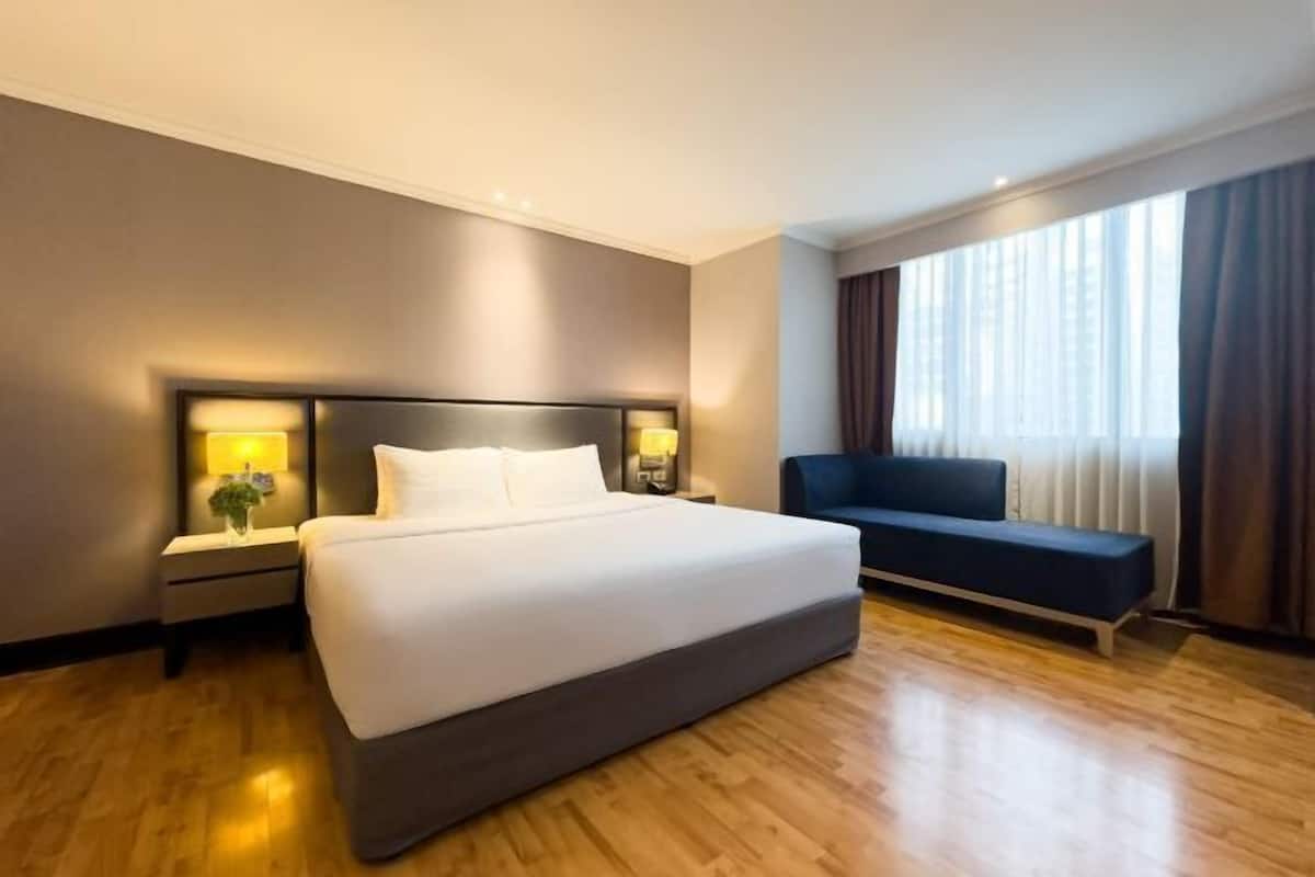1 slaapkamer, hypoallergeen beddengoed, een kluis op de kamer