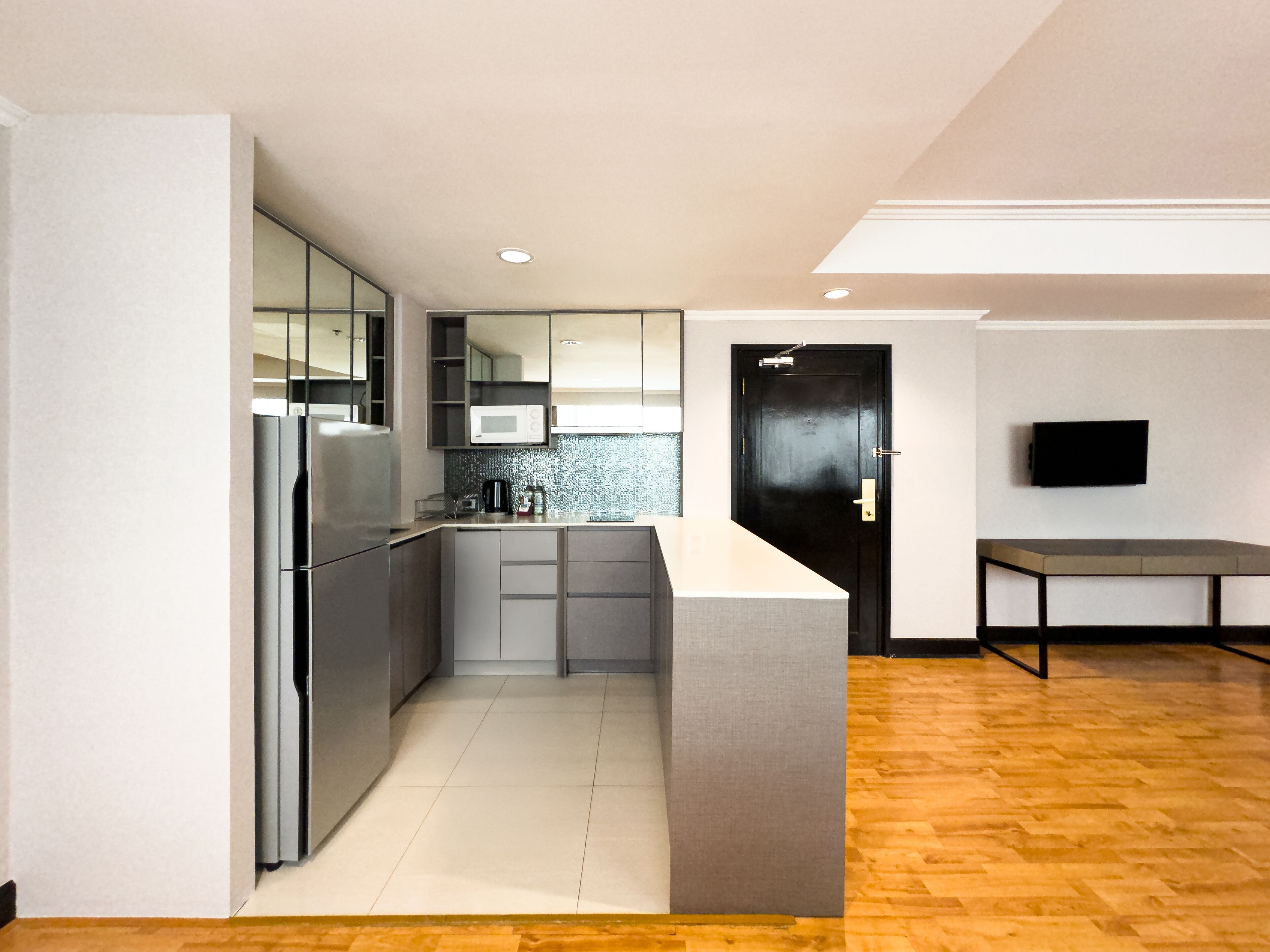 Suite Grand, Beberapa Tempat Tidur | Dapur kecil pribadi | Lemari es kecil dan ketel listrik