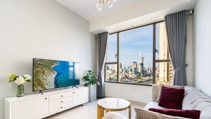 시티 아파트 | 거실 공간 | 평면 TV