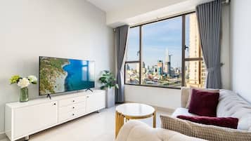 City Apartment | Living area | Flat-screen TV