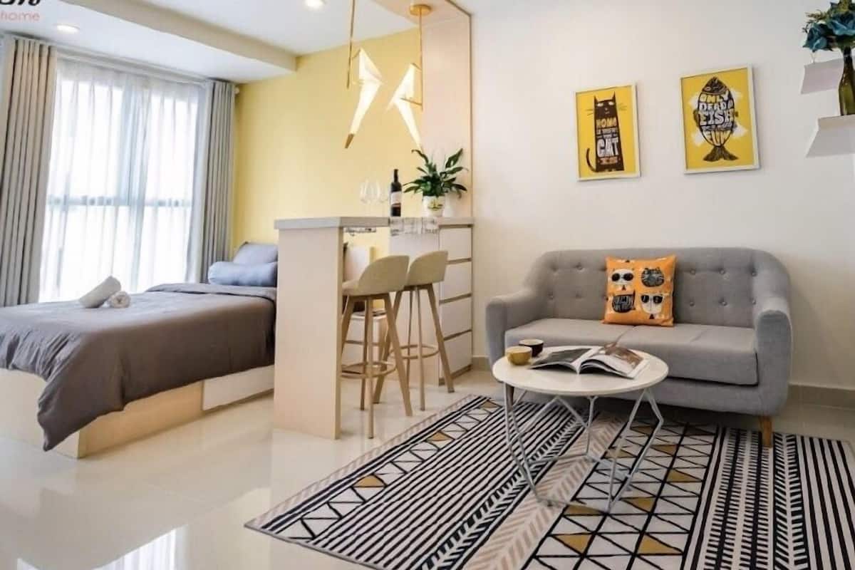 Panoramic Studio Suite, Kitchenette, City View | 3 bedrooms, premium bedding, memory foam beds, blackout drapes