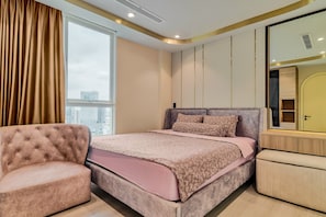 City-Apartment, 3 Schlafzimmer, Stadtblick