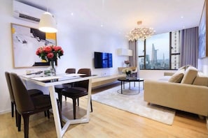 City-Apartment, 2 Schlafzimmer, Flussblick