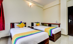 Standard Room | Desk, iron/ironing board, free WiFi, bed sheets - Itsy Hotels Rain Tulsi Stayz, Palarivattom Junction (Kanayannur)