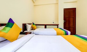 Standard Room | Desk, iron/ironing board, free WiFi, bed sheets - Itsy Hotels Rain Tulsi Stayz, Palarivattom Junction (Kanayannur)