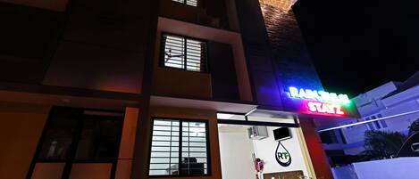 Front of property - evening/night