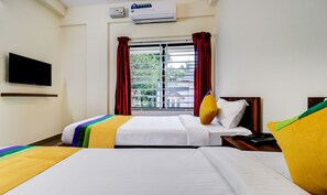 Standard Room | Desk, iron/ironing board, free WiFi, bed sheets - Itsy Hotels Rain Tulsi Stayz, Palarivattom Junction (Kanayannur)