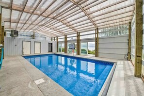 Piscine couverte, piscine chauffée