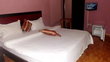 Individually decorated, individually furnished, desk, laptop workspace