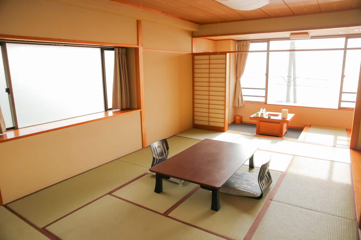 Japanese Style Room for 4 Guests, Sea View | Free WiFi, bed sheets