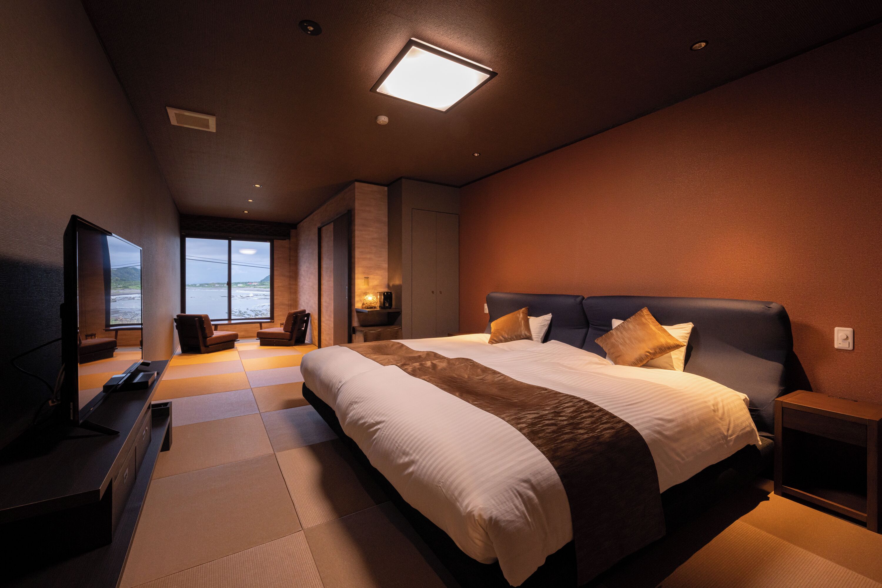 Chambre Double ou avec lits jumeaux, non-fumeur (Aizora 202 or Akanegumo 203, Type B)