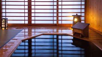 Shione 101, Japanese-Western Room with Open-Air Bath, Non smoking | Bathroom | Separate bathtub and shower, free toiletries