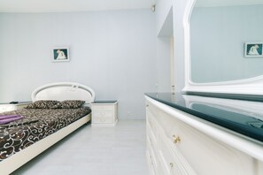 Apartment, 2 Bedrooms | 2 bedrooms, desk, soundproofing, iron/ironing board