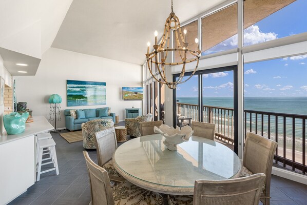 TV - Sea Gull #1109: Beachfront 2 bed 2 Bathroom With Spectacular Views and 24 Hour Management (Port Aransas)