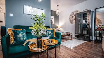 Comfort Apartment, 1 Bedroom | Living area | Flat-screen TV