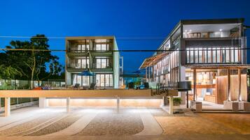 Front of property – evening/night