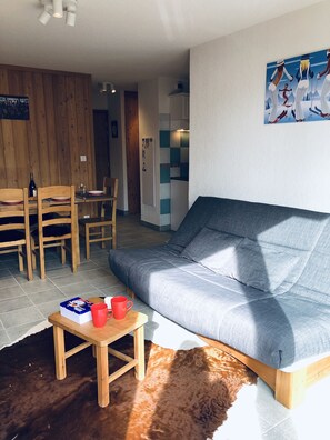 Smart TV, books - Apartment in chalet, at the foot of the slopes, balcony, parking, garage and wifi. (Montgenèvre)