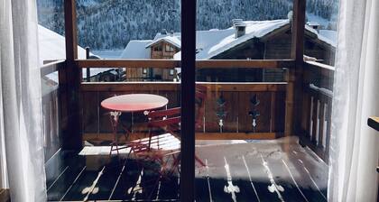 Montgenèvre, Wohnung in Chalet am Fuße der Pisten mit Garage
