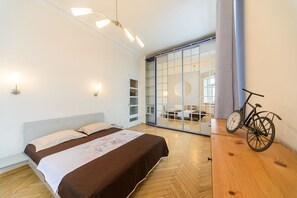 Departamento, 1 habitación | 1 habitación, insonorización y tabla de planchar con plancha 