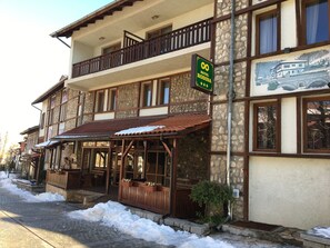 Voorkant van accommodatie