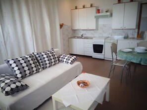 Studio (ST3) | Living area | Flat-screen TV - Nice Studio apartments Eduard (Medulin)