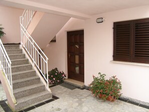 Interior entrance
