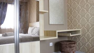 Quarto | 2 quartos, Wi-Fi de cortesia, roupa de cama