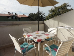 Apartamento, 2 quartos (1) | Terraço/pátio