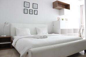 Rom | 2 soverom, wi-fi (inkludert) og sengetøy