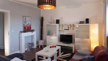 Superior Apartment (London) | Living area | Flat-screen TV