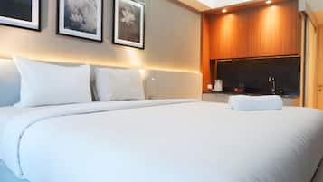 Kamar | Meja kerja, Wi-Fi gratis, dan seprai linen