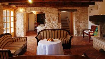 Villa, Private Pool | Living area | Flat-screen TV