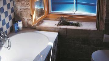 Villa, Private Pool | Bathroom | Towels, soap, toilet paper