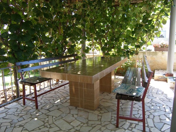 Terrace/patio - Apartments Violeta (Liznjan)