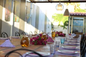 Outdoor dining - OASIPARADISO RESORT- VILLA GRECALE (San Vito Lo Capo)
