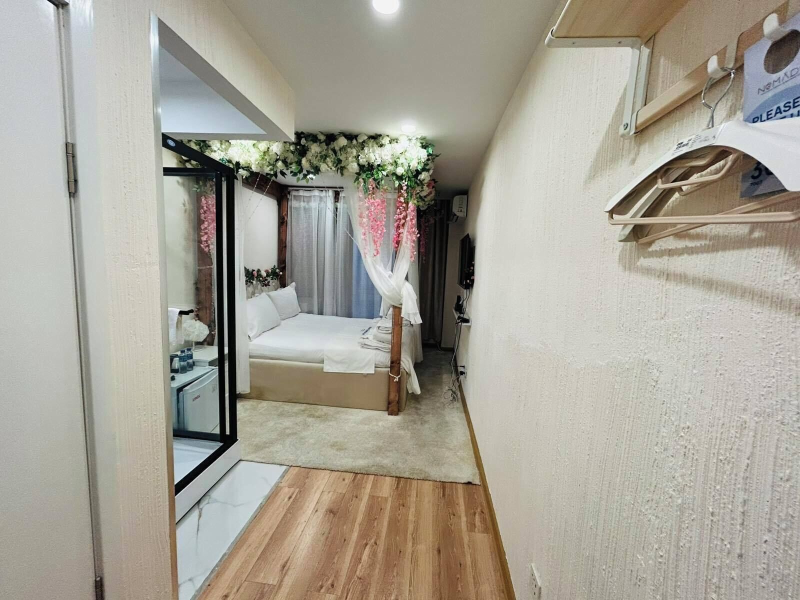 Panorama kamer | Lakens van Egyptisch katoen, luxe beddengoed, donsdekens