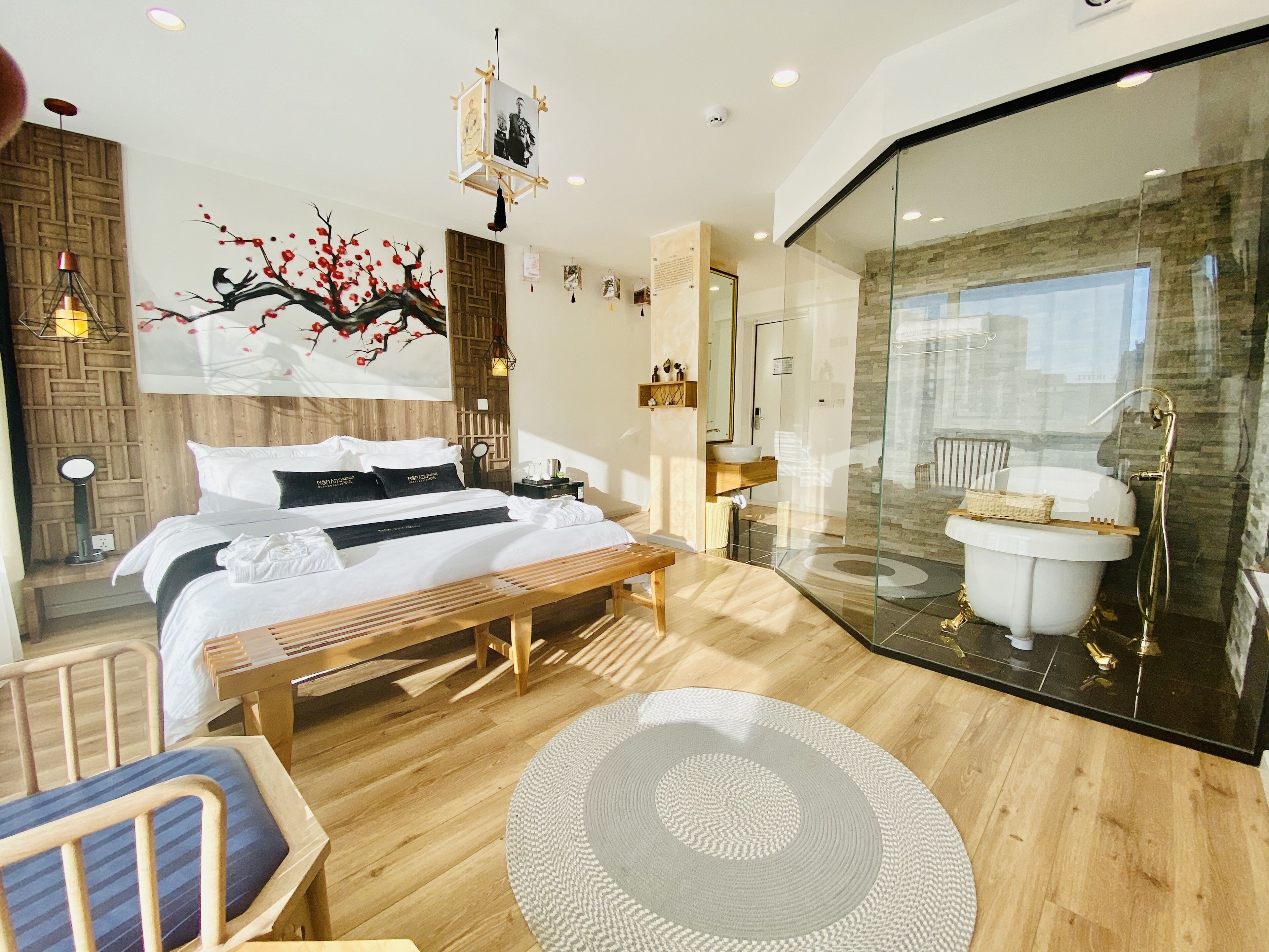 Habitación doble Premium, 1 cama King size | Sábanas de algodón egipcio, ropa de cama de alta calidad y edredón 