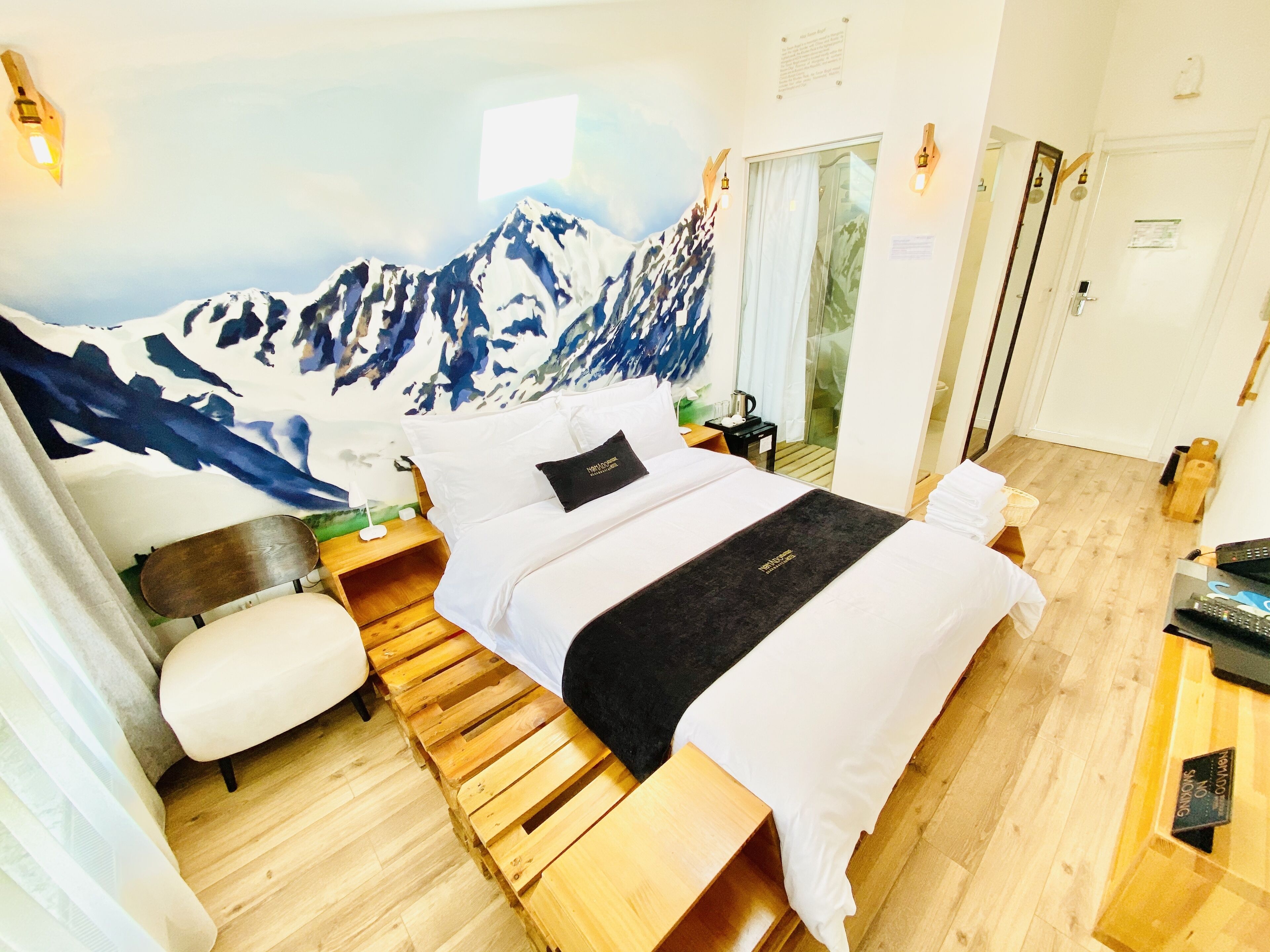 ห้องฮันนีมูนดับเบิล | ผ้าปูที่นอนฝ้ายอียิปต์, เครื่องนอนระดับพรีเมียม, ผ้านวมขนเป็ด