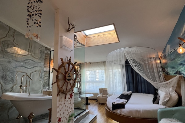 Vista frontal de la propiedad