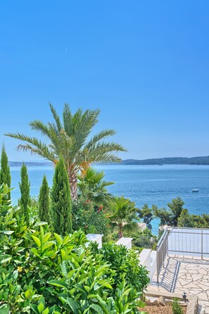 Blick von der Unterkunft