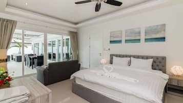 Vila Superior, 3 kamar tidur, Bebas Asap Rokok, dapur | 3 kamar tidur, tirai kedap cahaya, dan setrika/meja setrika