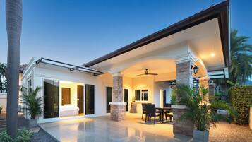 Façade de l’hébergement