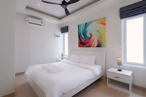 Villa luxueuse, 5 chambres, non-fumeur, cuisine | 5 chambres, rideaux d’obscurcissement, fer et planche à repasser