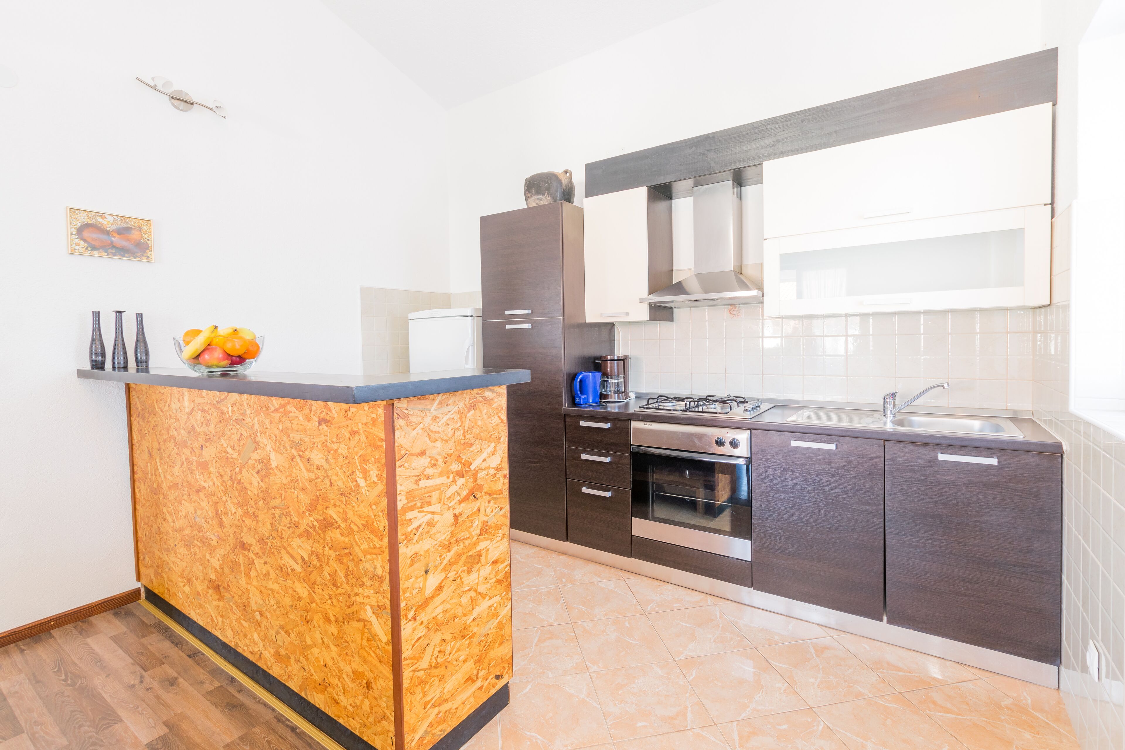 Leilighet, 2 soverom | Eget kjøkken | Kjøleskap, ovn, kokeplater og kaffetrakter/tekoker