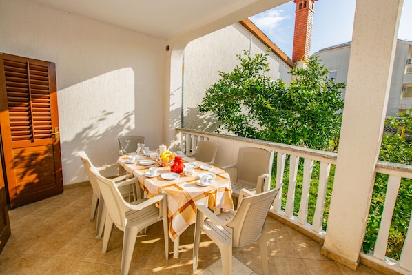 Apartment, 4 Bedrooms | Balcony