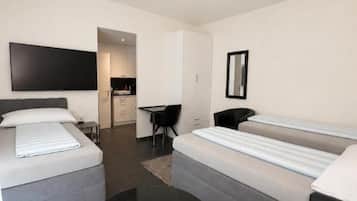 Superior appartement | Een bureau, geluiddichte muren, een strijkplank/strijkijzer, gratis wifi
